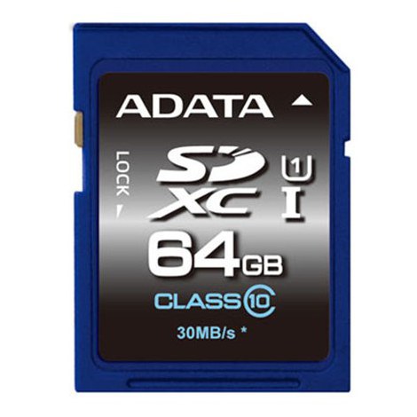 ADATA | Premier | 64 GB | SDHC | Flash memory class 10 | No - 3
